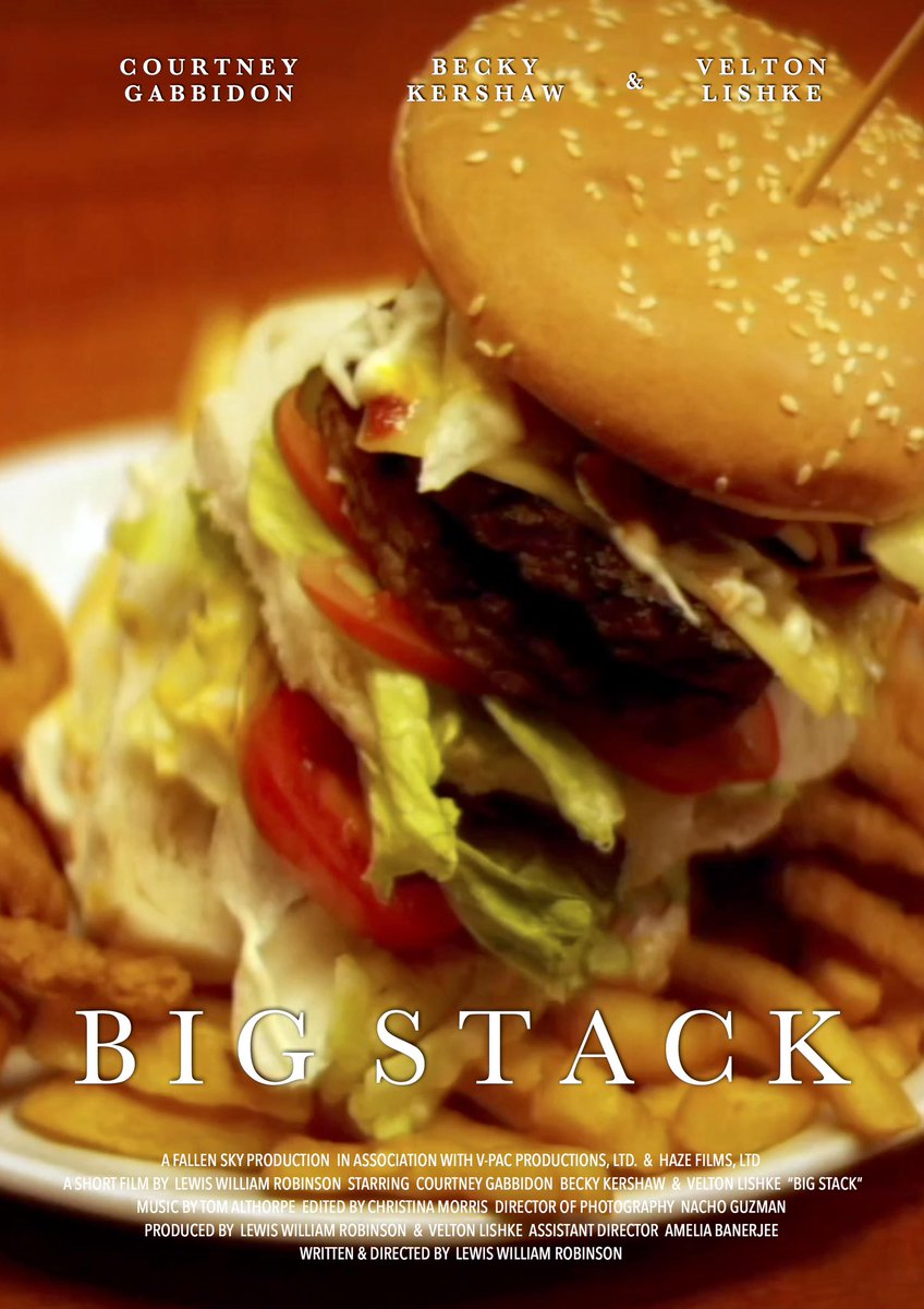 lewisrobinson98's tweet photo. “Good luck!”

The Big Stack Burger plays itself in our short film, #BigStack 🍔🎬

Now available on YouTube: https://t.co/bekg7PMiD3

#shortfilm #indiefilm #drama #filmmaking #movies #filmmaker #independent #film https://t.co/Fc4ukVykif