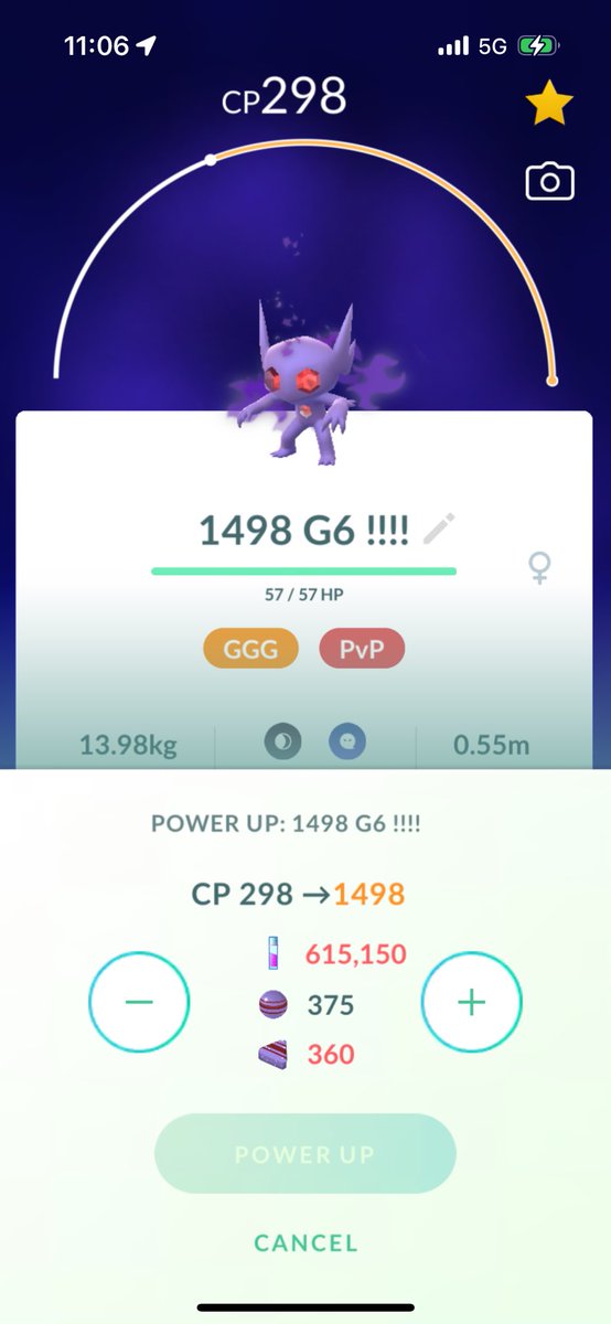BlueToed's tweet photo. Need them Xls tonight!! #PokemonGo #SpotlightHour #Sableye #PoGo #MegaEvolve a dark or ghost type tonight! #ExtraCandy โ๐ผ๐๐๐น๏ธ https://t.co/nKnSXFup59