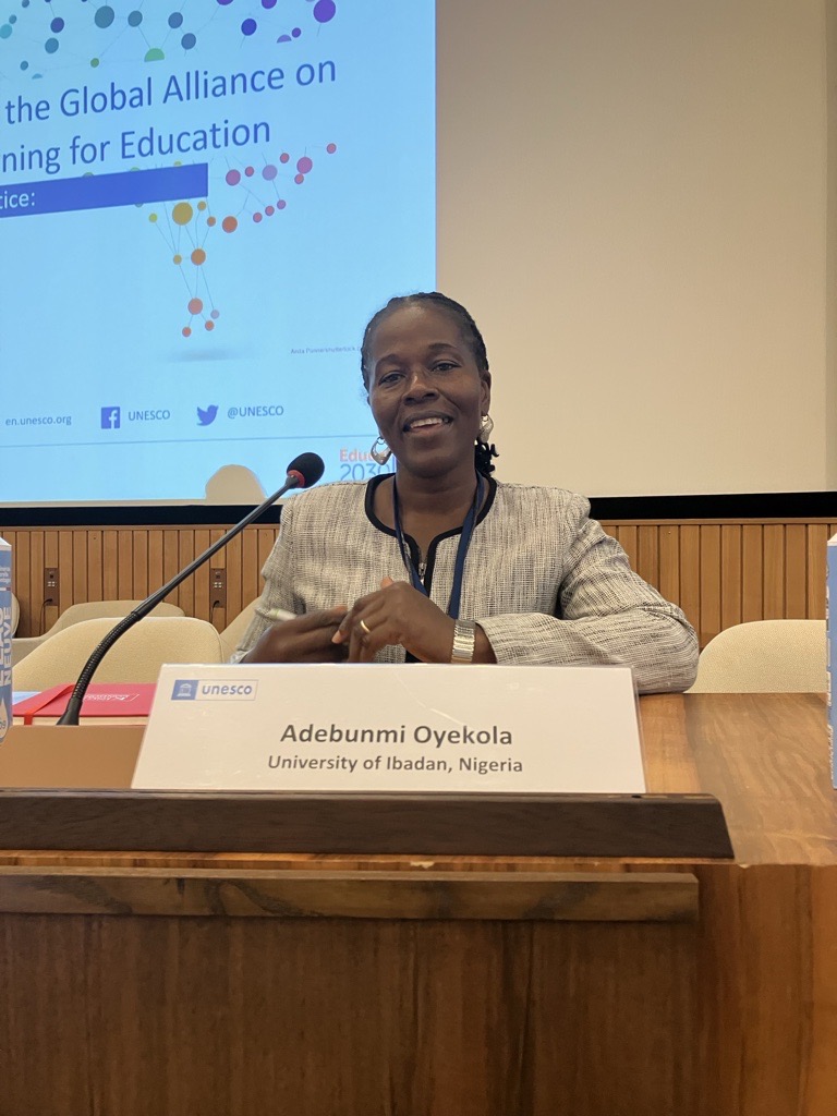 AfriBCD_Network's tweet image. The AfriBCD team made it to UNESCO! It was such an honour to present our network to the meeting of the Global Alliance on the Science of Learning for Education. It was great meeting so many researchers, policy makers and knowledge brokers from around the world.