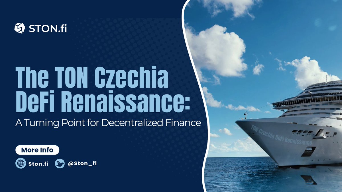 🗿 Big things are happening for #DeFi on the #TONBlockchain!

1/ The TON Czechia DeFi Renaissance is set for December 4th in Prague—a must-attend event for anyone passionate about the future of decentralized finance. 

#DeFi #TONBlockchain #CryptoEvents