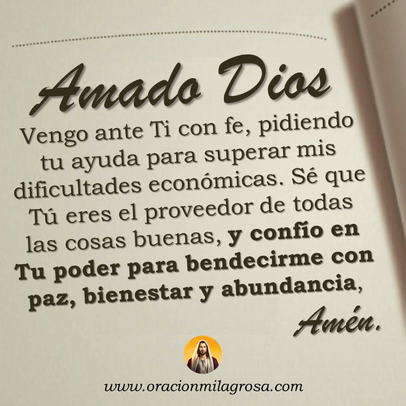 oracion_milagro's tweet photo. ORACIÓN PARA PAGAR DEUDAS Y MULTIPLICAR EL DINERO: haz esta poderosa oración para poner tu vida y tus necesidades en las manos de DIOS, pídele que te ayude a pagar tus deudas y a llenar tu vida de paz, triunfo, bonanza y prosperidad.

Haz esta oración en: https://t.co/cCagfOingY