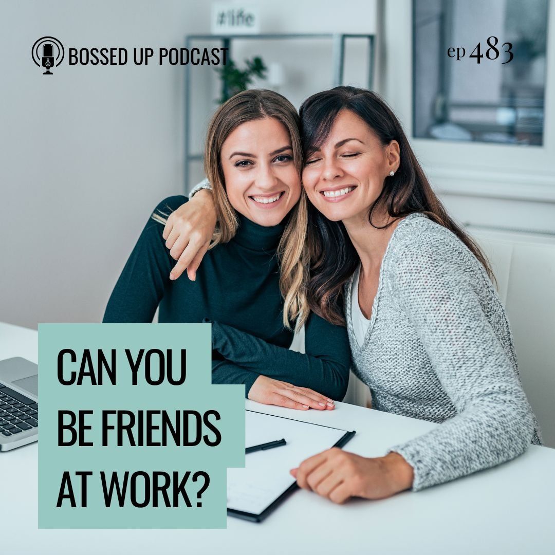 How many work friends do you have? 

#Workfriendships are important, but they can also be tricky to navigate. Both the benefits and the potential challenges are the topic of today’s Bossed Up #podcast. 

Listen in here: bossedup.org/podcast/episod…
