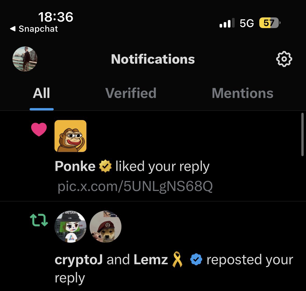 SimmoWeb3's tweet photo. In a few weeks time, $PONKE will turn 1 years old.. a @binance spot listing makes perfect sense. 

They have teased this for a while now (don’t know if anyone saw their deleted IG story a while ago) 🕵️‍♂️

Moreover, they just liked my reply to this post straight away. 

How can they make it anymore obvious? 

🐒🪖

#PONKE #PonkeArmy