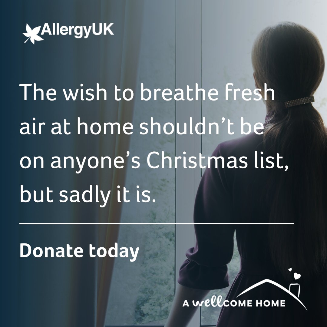 This #GivingTuesday, help families with indoor allergies breathe easier in their home.
81% face relentless symptoms daily. A £5 donation will help fund air purifiers to make their home a haven. Donate bit.ly/4ePjjpW