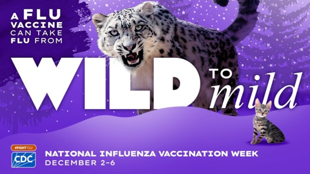Annabiotics's tweet photo. Did you know it's National Influenza Vaccination Week? Start the conversation &amp; use your influence to discuss the benefits of flu vaccination with your patients 🗣. Your guidance CAN help increase vaccination rates. #NIVW #FluAwareness https://t.co/CZ1a2940Vp https://t.co/J6ODRPLdai