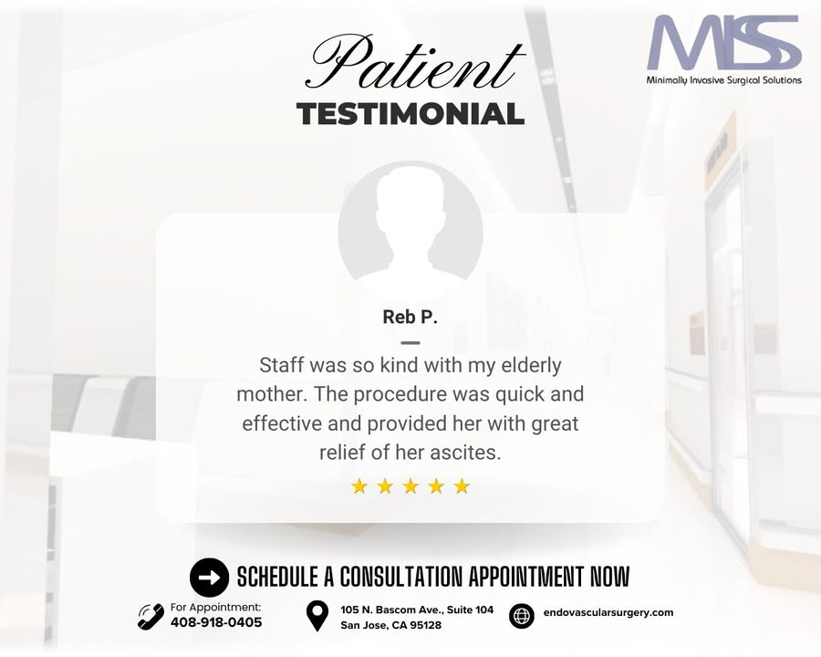 This is what our patients say about their experiences at Minimally Invasive Surgical Solutions!

📞 (408) 918-0405 
📍 105 N. Bascom Ave., Suite 104, San Jose, CA 
🔗 More info: arashpadidar.com

#PatientTestimonial #NonInvasiveCare #PatientExperience #MISS #SanJose