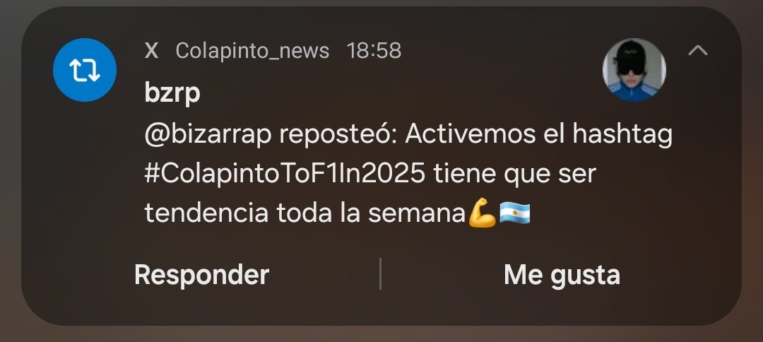 VAMOS BIZA💪🇦🇷
#ColapintoToF1In2025