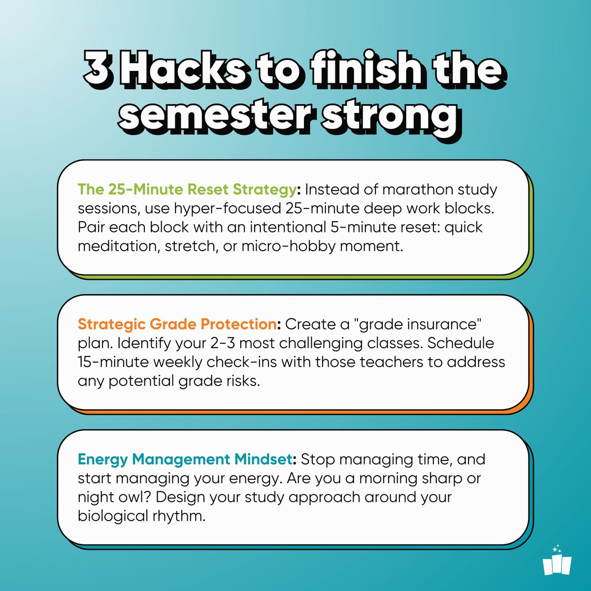 OFYSchools's tweet photo. ❄️ Fall semester survival isn't about working harder but working smarter. Three game-changing strategies that'll have your teachers and friends wondering what your secret is. 🤫 https://t.co/Lw4qJaQz96