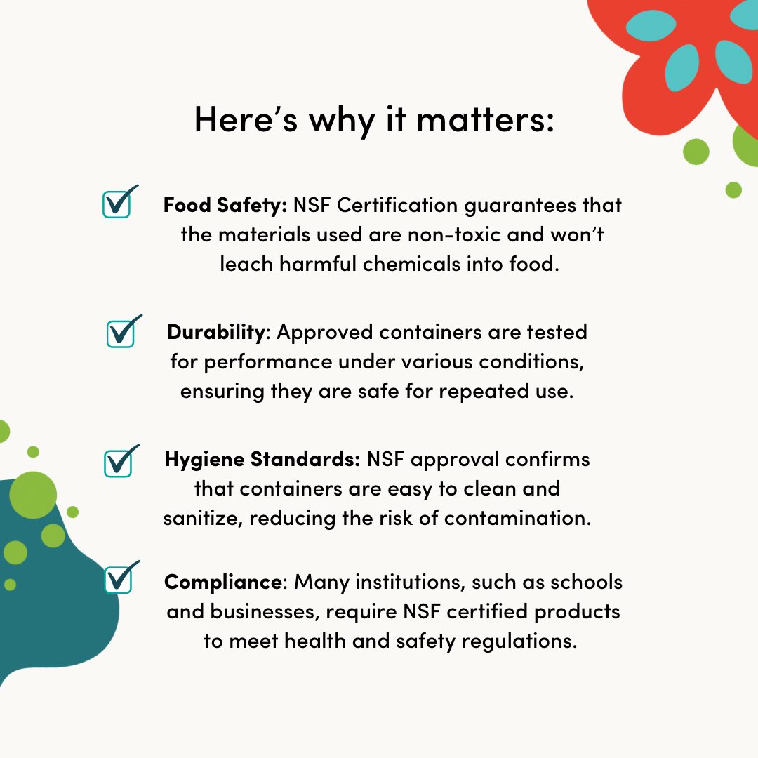 Safety you can trust, quality you can feel. ✅ O2GO containers are NSF-approved—because reusability should never compromise food safety. ♻️ #OZZI #OZZIREUSE #O2GO