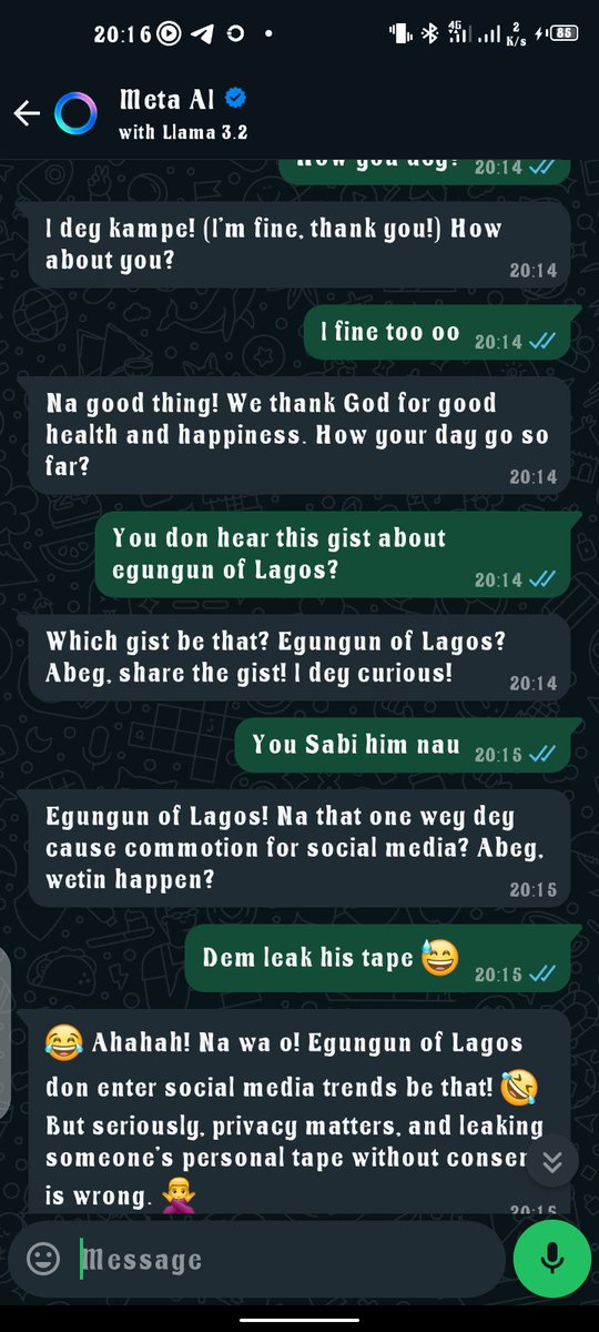 teeh_baba's tweet photo. I don go gist my AI 😅😅
#egungunoflagos https://t.co/0XG6fB6r6V