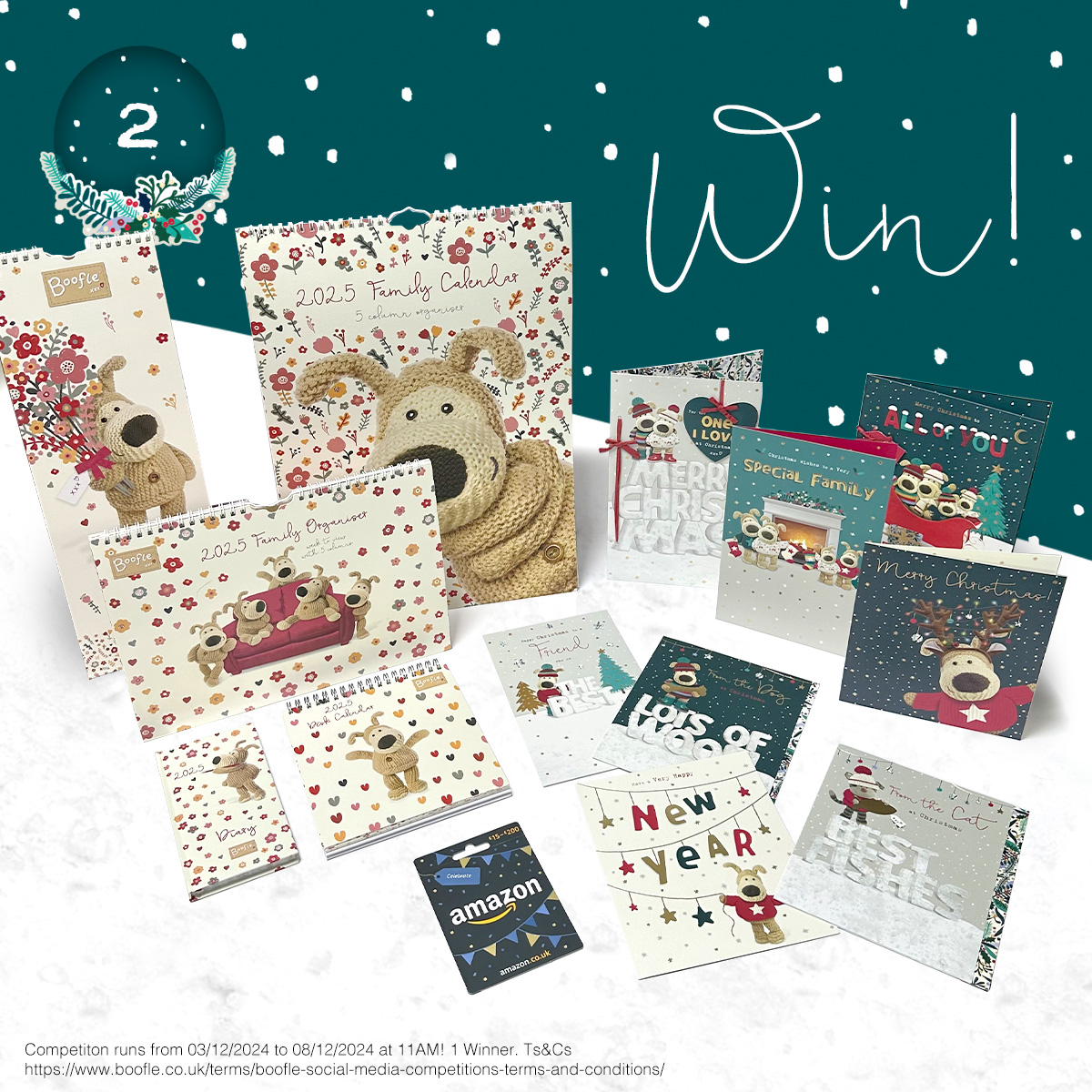 It’s time to have some festive fun 🎄 Today I'm giving you the chance to WIN this brilliant bundle of Boofle goodies! Just like this post and tag your bestie in the comments! ❤️ 
1 winner chosen at 1pm 8/12/2024.

T&amp;C’s apply: boofle.co.uk/terms/boofle-s…
ukgreetings.co.uk/document/socia…
