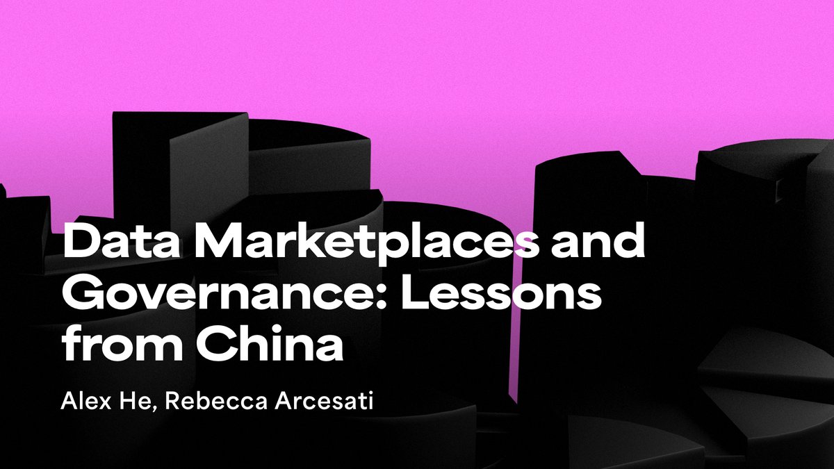 “Unlocking the value of…data is a major theme in the Chinese government’s digital strategy — one linked to important security, public policy and economic objectives. China’s government considers data not only as a tool to cement its authoritarian rule…but also as an economic