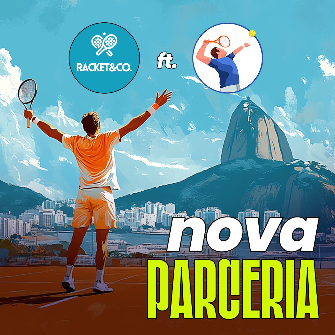 RaqueteNaMaoBR's tweet photo. PARCERIA NA ÁREA! 🤝🎾

Estamos muito felizes em anunciar a parceria com a Racket&amp;Co, a melhor loja para quem ama tênis e o trata como ESTILO DE VIDA! 

O Raquete tem 15% off para seguidores. Vista o tênis, acesse 👇

https://t.co/3ijMEotMeO https://t.co/iCRQa2S9DD