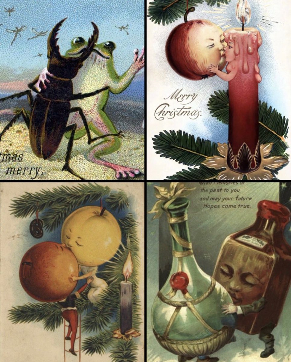 The weirdness that is Victorian Christmas cards