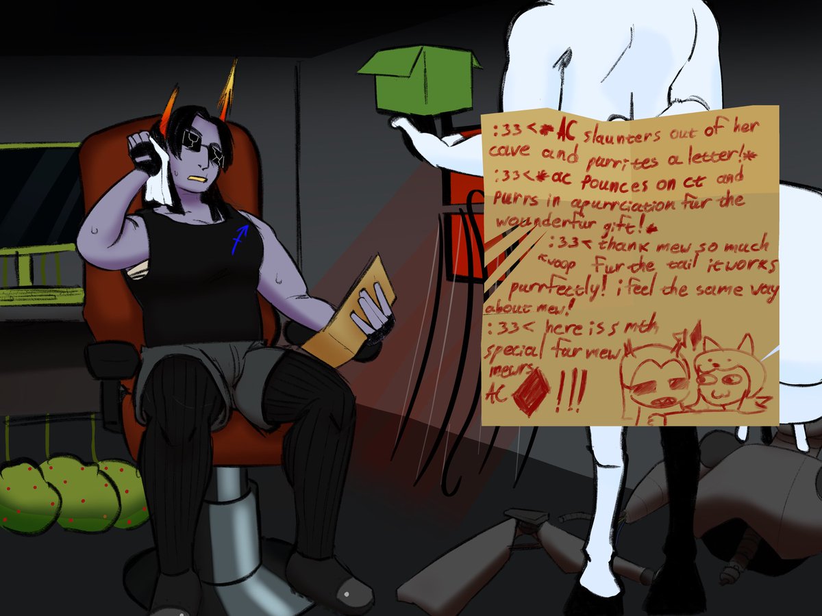 purpl_gal's tweet image. it was actually a 2-parter the whole time
#equiuszahhak #aurthour #meowrails +