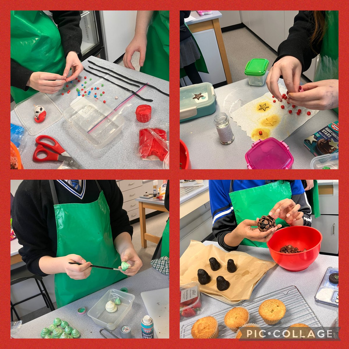HeOlspck's tweet photo. Our Year 10 OLSPCK finalists once again showing what amazing skills they have! Well done to everyone involved but particularly to our winner Sophea Flood and her sous chef Hanna Asish in 10-7 with the their Hot Chocolate Cake 👏 https://t.co/cXqbUIZdRG