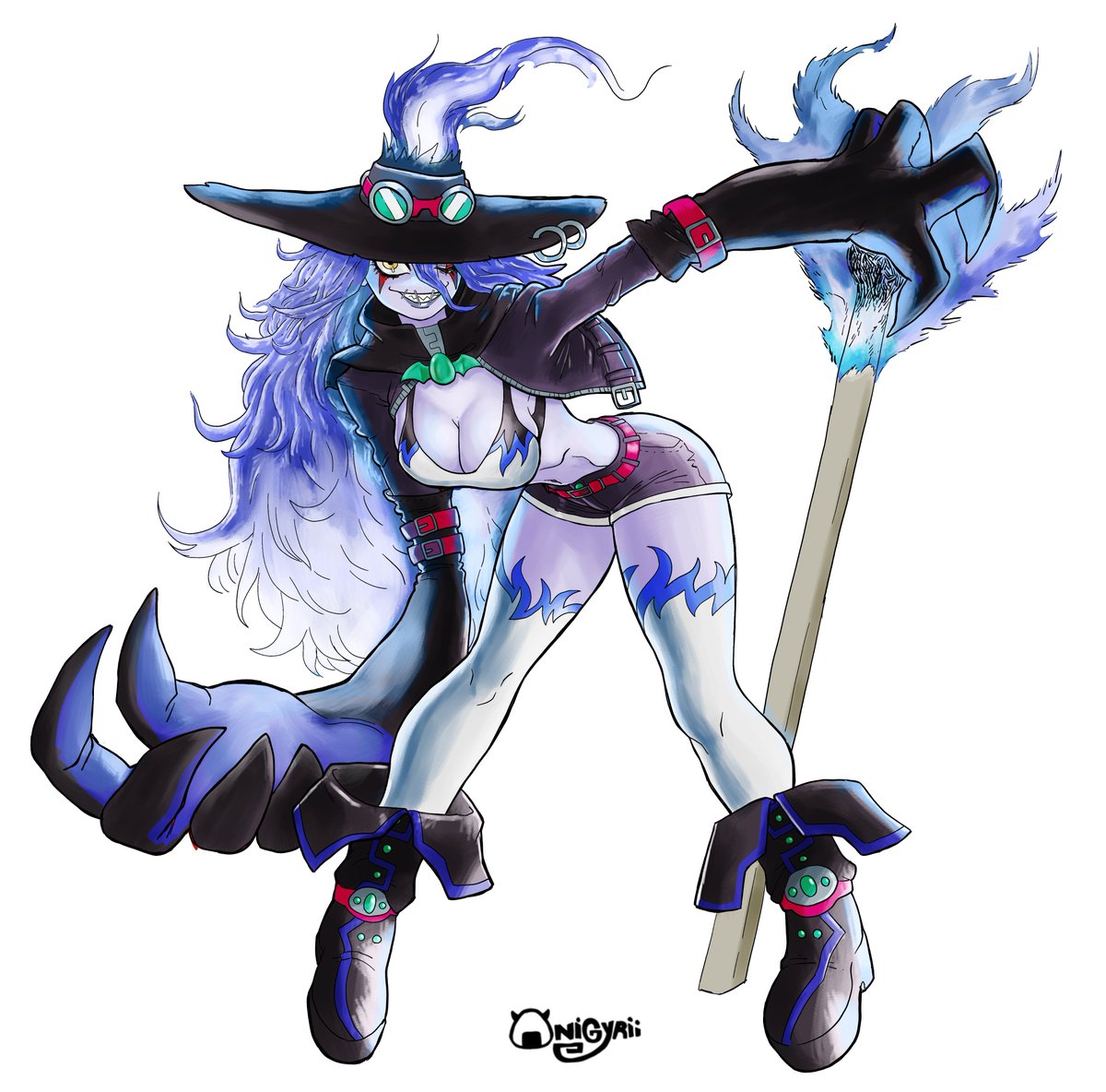 onigyrii (@onigyrii) on Twitter photo commission for <a href="/KaiseiZero/">KaiseiZero</a> of his OC FlaWitchmon! thank you very much! #digimon #ใใธใขใณ #digimonoc #Commission #anime #witchmon #meramon commission for <a href="/KaiseiZero/">KaiseiZero</a> of his OC FlaWitchmon! thank you very much! #digimon #ใใธใขใณ #digimonoc #Commission #anime #witchmon #meramon