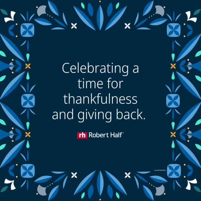 The holidays are upon us and in the spirit of giving, #RobertHalf is making a special donation to the Boys and Girls Clubs of America. Many thanks for working with us throughout 2024 and cheers to 2025! Check out how we're celebrating: the.roberthalf.com/uhJzb