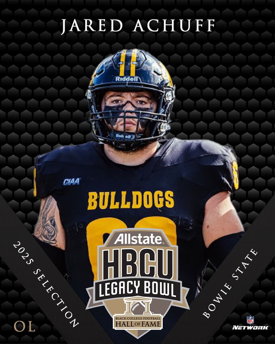 Welcome to the 2025 ALLSTATE HBCU LEGACY BOWL!

JARED ACHUFF
OL, <a href="/bowiestatefb/">BOWIE STATE FOOTBALL 🏈</a> 

#LegacyBound ✊🏿
