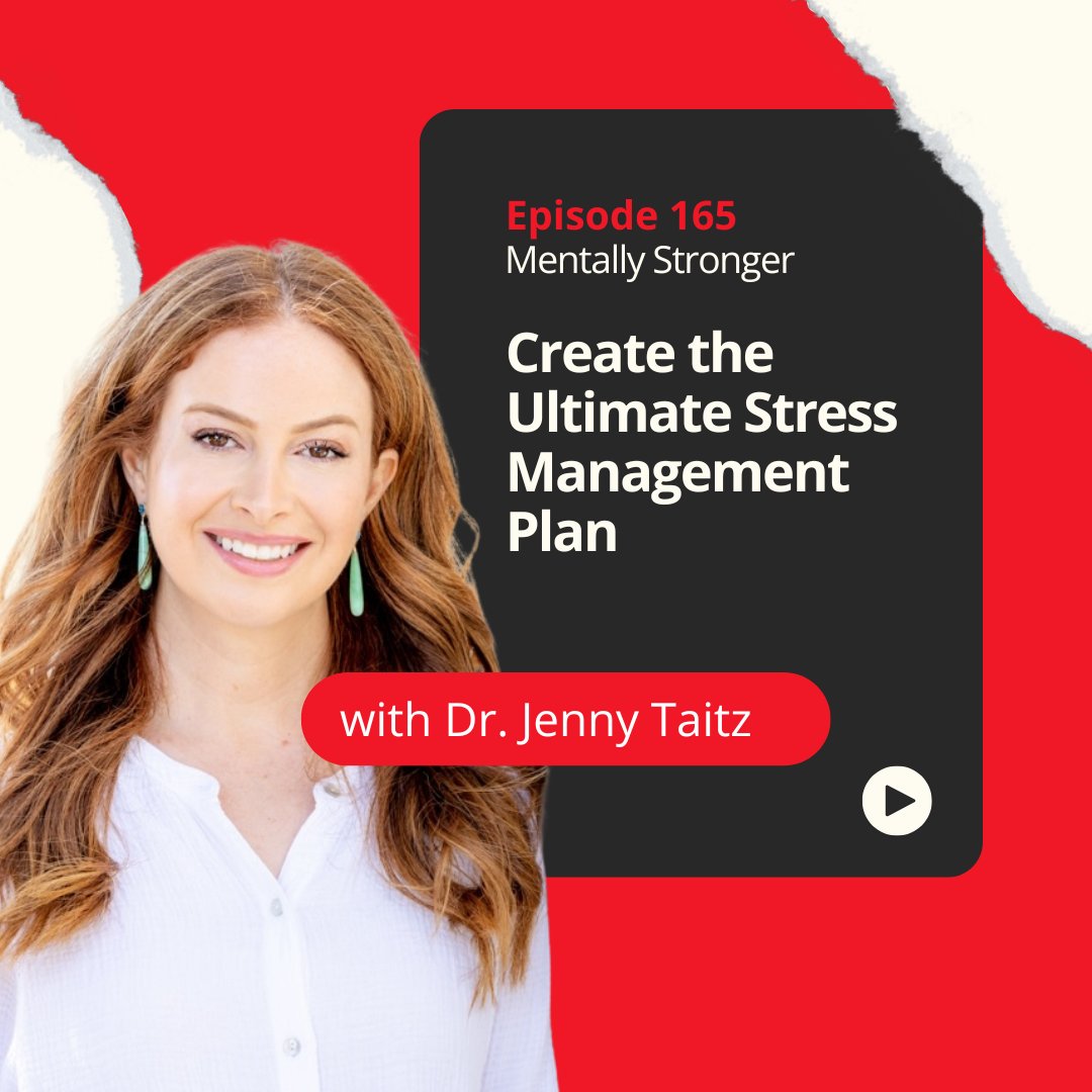 AmyMorinLCSW's tweet photo. Stressed out? @drjennytaitz defines stress as "when it feels like what's in front of us just exceeds what we're capable of." To hear how to develop the ultimate stress management plan, listen to episode  165 of the Mentally Stronger podcast. 

https://t.co/krNZz6lP5T https://t.co/xkfkCZEy2f