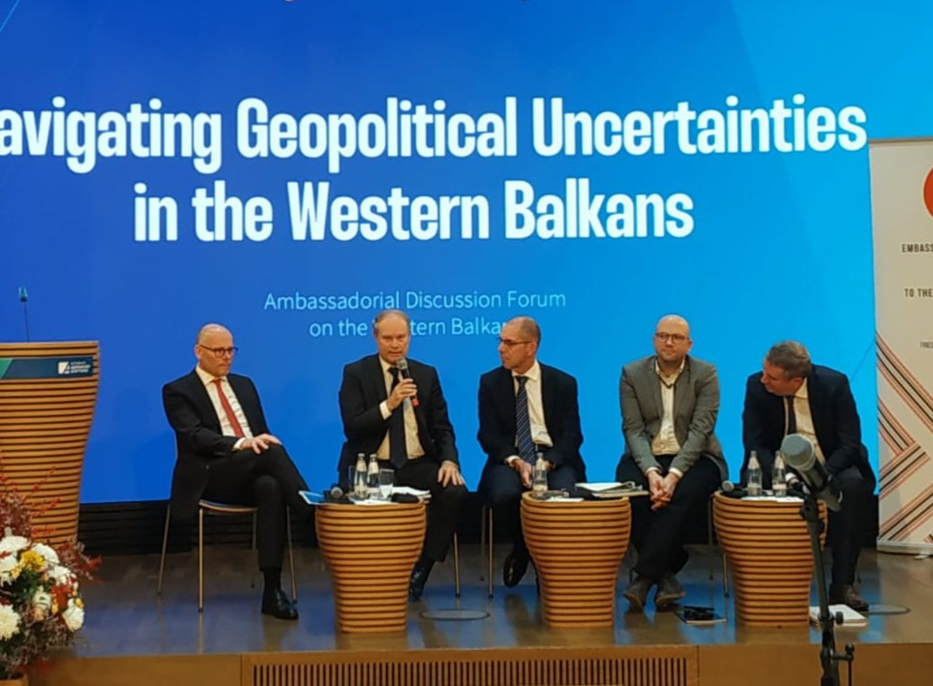 Very interesting seminar organized in Berlin by <a href="/KASonline/">Adenauer-Stiftung</a> The future of the Western Balkans is a major issue for the entire EU. France supports their european perspective <a href="/francediplo/">France Diplomatie 🇫🇷🇪🇺</a>