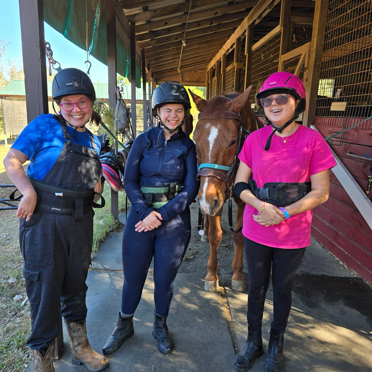 DADTH's tweet photo. Giving Tuesday 2024 - no gift is too smile to keep these smiles coming each week! This holiday season, please consider your donation to Dream a Dream where we are changing lives, one hoofbeat at a time ❤️

https://t.co/LvOOmuvgf4 https://t.co/Epfk7gAiri