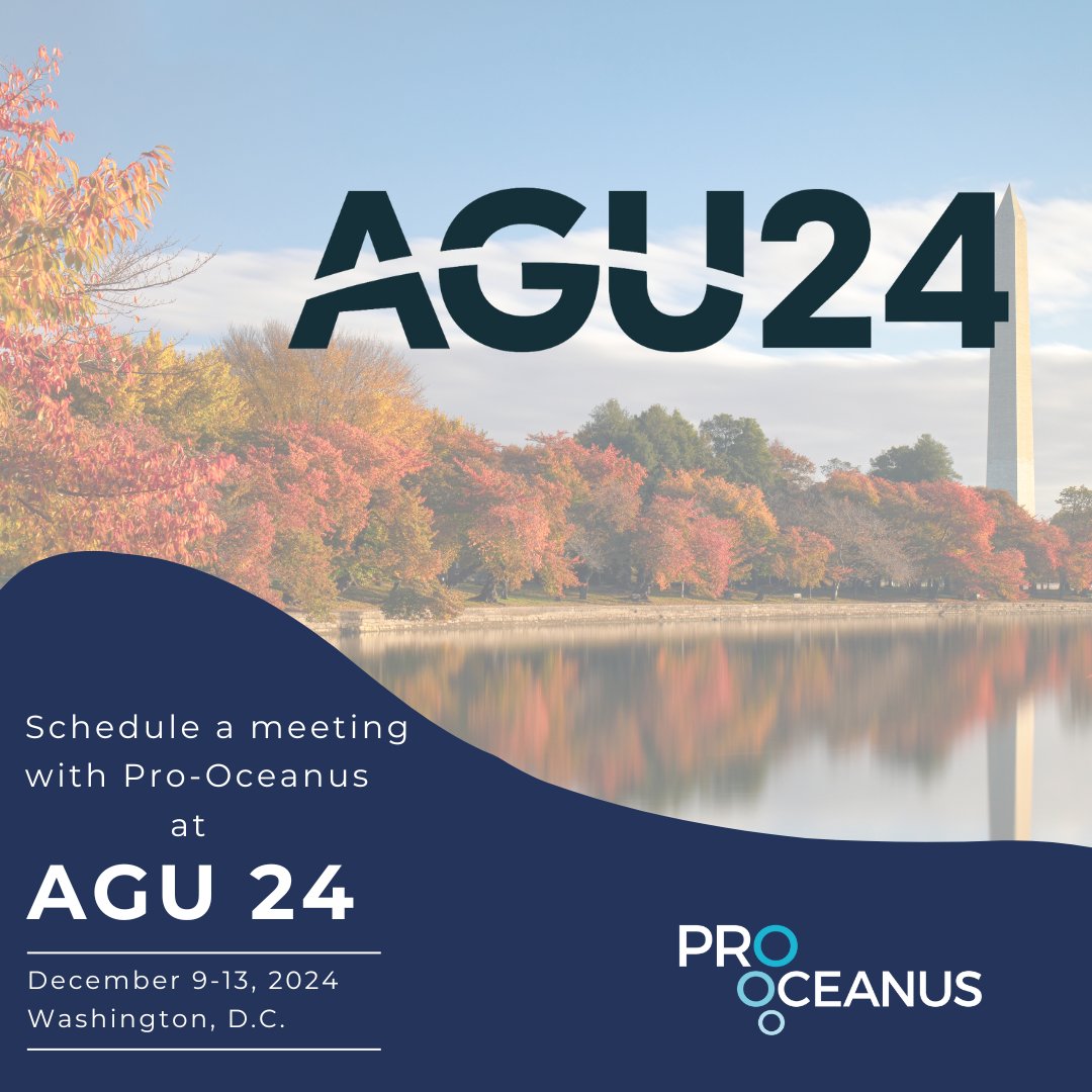 ProOceanus's tweet photo. 🌍 Heading to AGU24 in Washington, DC? Our President, Mark Barry, is on the floor and ready to connect! Don’t miss this opportunity to schedule a meeting and discuss how Pro-Oceanus can support your dissolved gas monitoring needs. Have a fantastic show! 🎉

#AGU24 #OceanScience https://t.co/mecboBlcWq