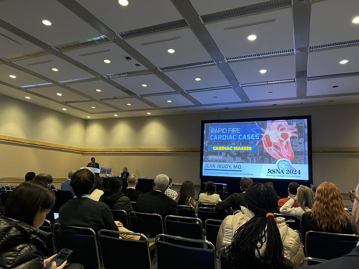 Happening now! Cardiac Rapid Fire: 60 Cases in 60
minutes. E353C 
<a href="/jjeudymd/">jjeudymd</a> <a href="/UMMCRadiology/">UMMCRadiology</a> #RSNA2024