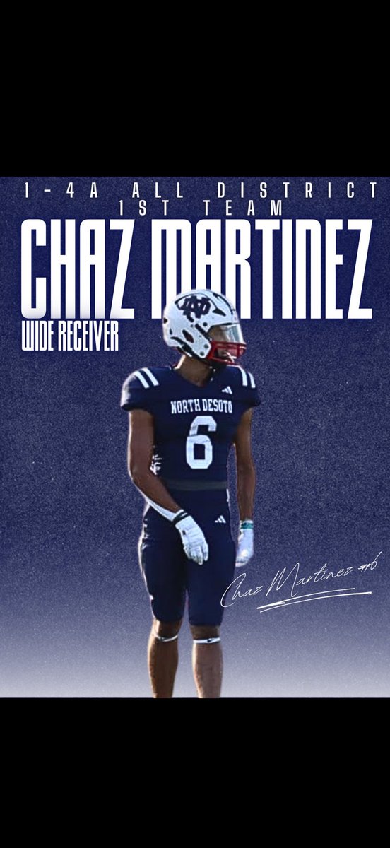 Chaz Martinez (@chazmartinez13) on Twitter photo Blessed to be named 1st Team All District‼️
#AGTG 
<a href="/CoachDunn1/">Dennis Dunn</a> <a href="/MDayneR21/">Dayne Reeves</a> <a href="/MattParker_03/">Matt Parker</a> Blessed to be named 1st Team All District‼️
#AGTG 
<a href="/CoachDunn1/">Dennis Dunn</a> <a href="/MDayneR21/">Dayne Reeves</a> <a href="/MattParker_03/">Matt Parker</a>