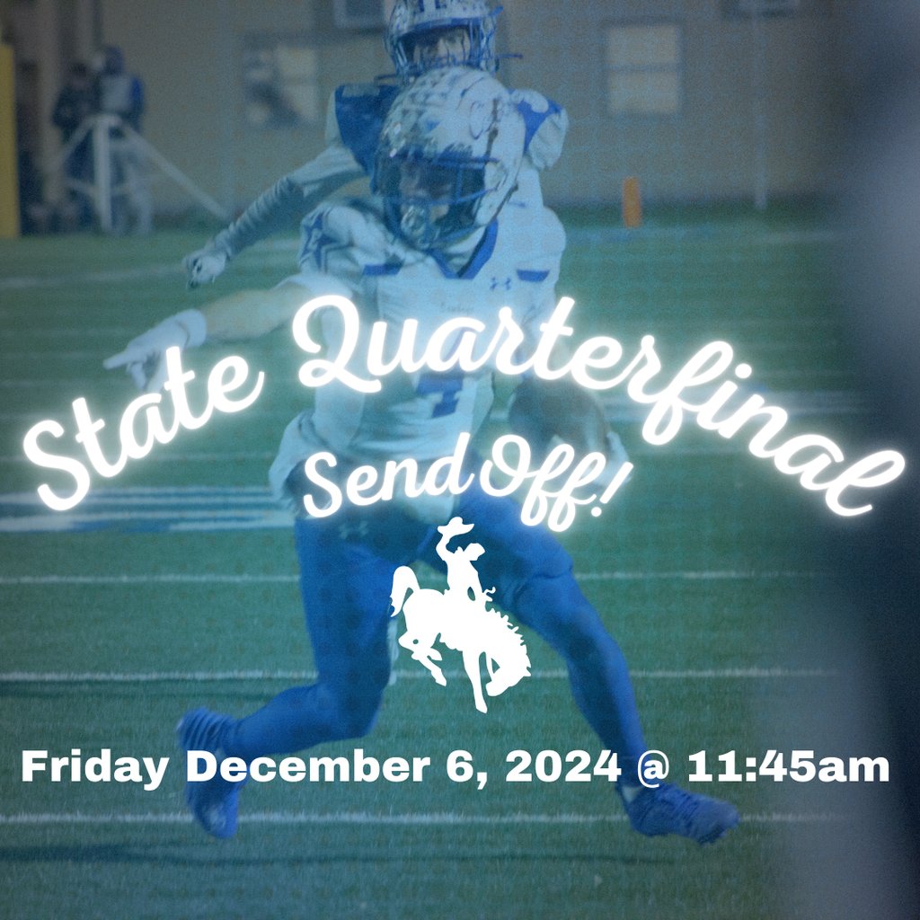 🚨 Cowboy Send-Off! 🏈

Join us as we send off the Edna Cowboys to the UIL 3A Division I State Quarterfinals vs. Llano Yellowjackets!

🕚 11:45 AM from Cowboy Memorial Stadium
📍 Route: EES → EJH → Courthouse → Hwy 111 

📣 Cheer from the courthouse area!
💙🤍 Go Cowboys!