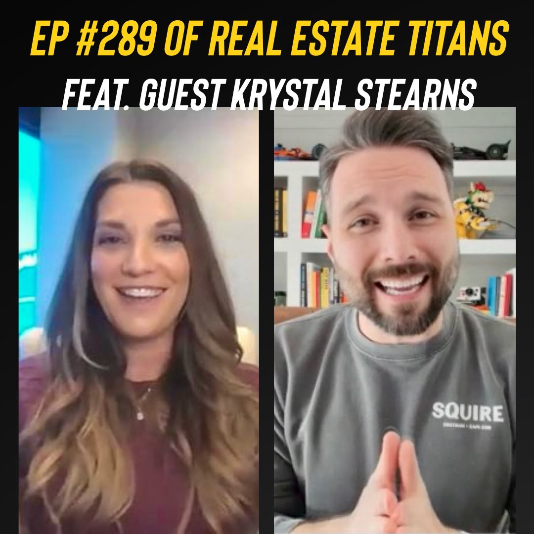 🔥 Episode #289 of Real Estate Titans on the books! A big thanks to our special guest Krystal Stearns! If you missed it take a look back on our Facebook page. 🎙🎬🎧 #RealEstateTitans #podcast 🦁⚡️ 

Sponsored by Lion Bolt Media. 🧠💡
lionboltmedia.com