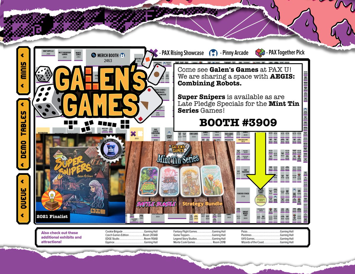 Heading to Pax Unplugged?  Come see me at Booth 3909!  #paxunplugged2024