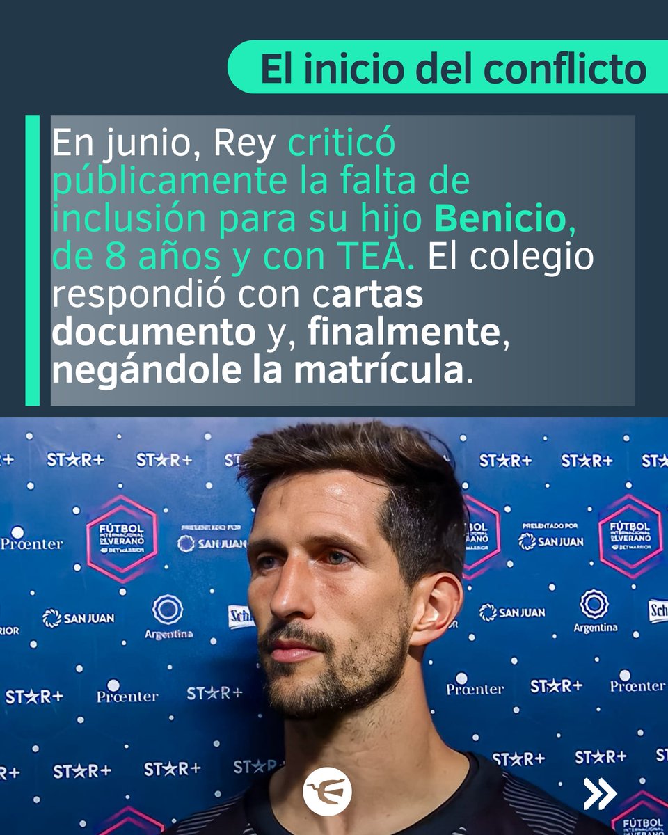 perfilcom's tweet photo. 💔 Rodrigo Rey y una lucha por la inclusión

El arquero de Independiente denuncia que el colegio donde estudian sus hijos les negó la matrícula para 2025. Según la familia, la decisión fue una represalia por haber expuesto públicamente la falta de inclusión para Benicio, su hijo con TEA.

⚖️ La familia presentó un recurso de amparo y cuenta con el respaldo de organizaciones que buscan hacer visible esta problemática en la educación.

📲 Mantenete informado en https://t.co/XdKWrdy7Wm

#InclusiónEscolar #TEA #DerechosHumanos