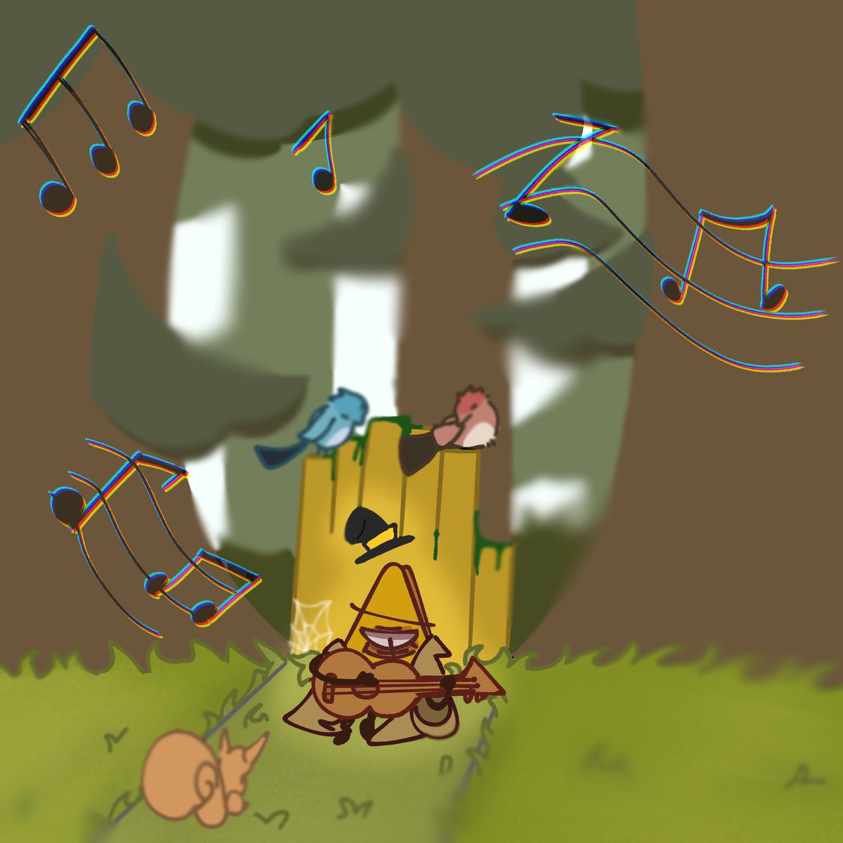 LiamYLim's tweet image. &quot;one last song&quot; #mrbillpines #BillCipher @Honeqqu