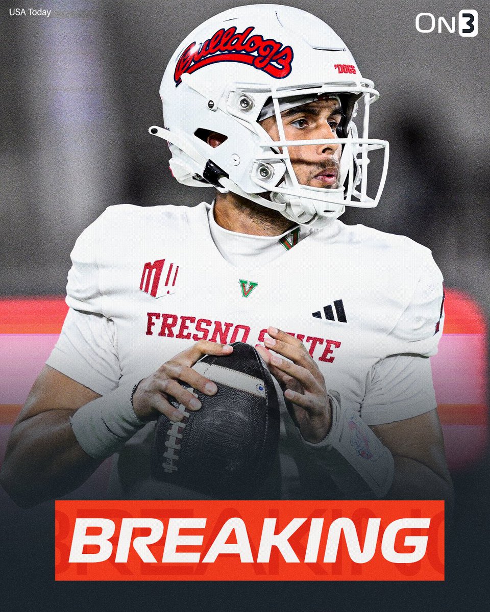 NEWS: Fresno State QB Mikey Keene plans to enter the NCAA Transfer Portal, he announced. 

Keene has thrown for 8,245 yards and 65 TDs in his career👀

on3.com/college/fresno…
