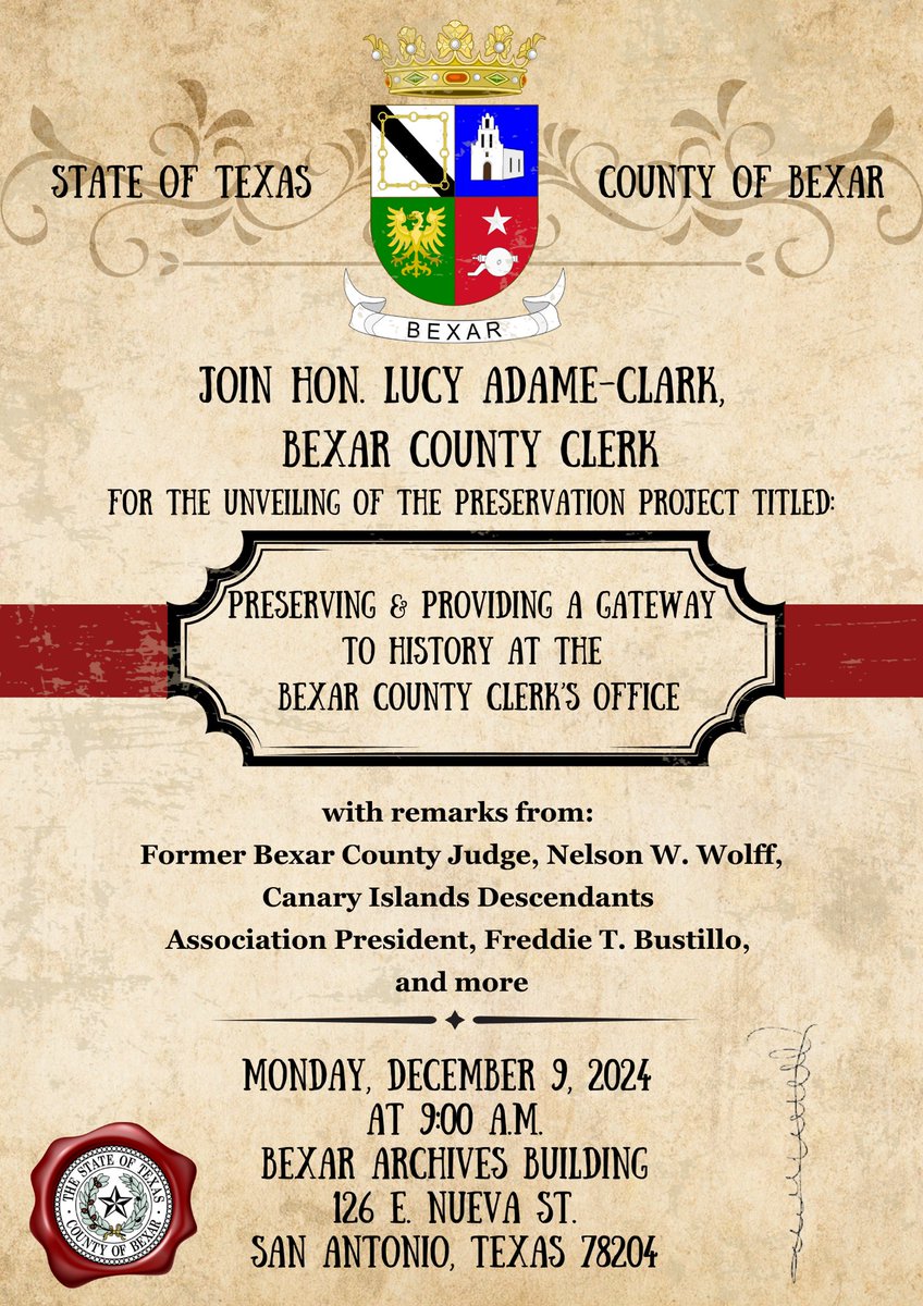 Hon. Lucy Adame-Clark, Bexar County Clerk's Office tweet media