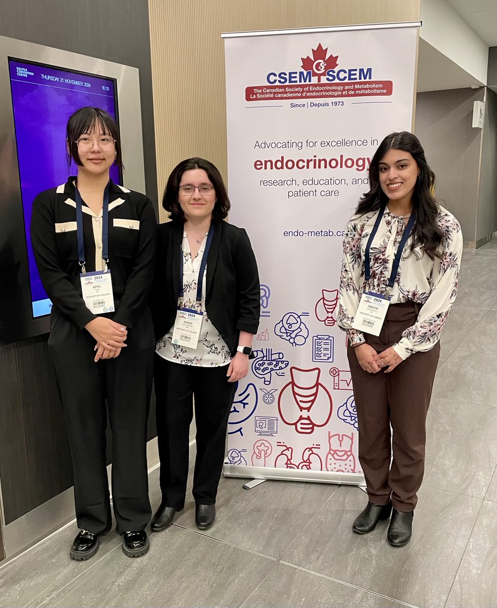 EmbraceLabYYC's tweet image. Congratulations to our incredible trainees for presenting their groundbreaking research at the 2024 @DiabetesCanada/@CSEM_SCEM Professional Conference! Your dedication and contributions to advancing diabetes care inspire us all. 
#dcan2024 #endocrinology #DiabetesCare #pcos