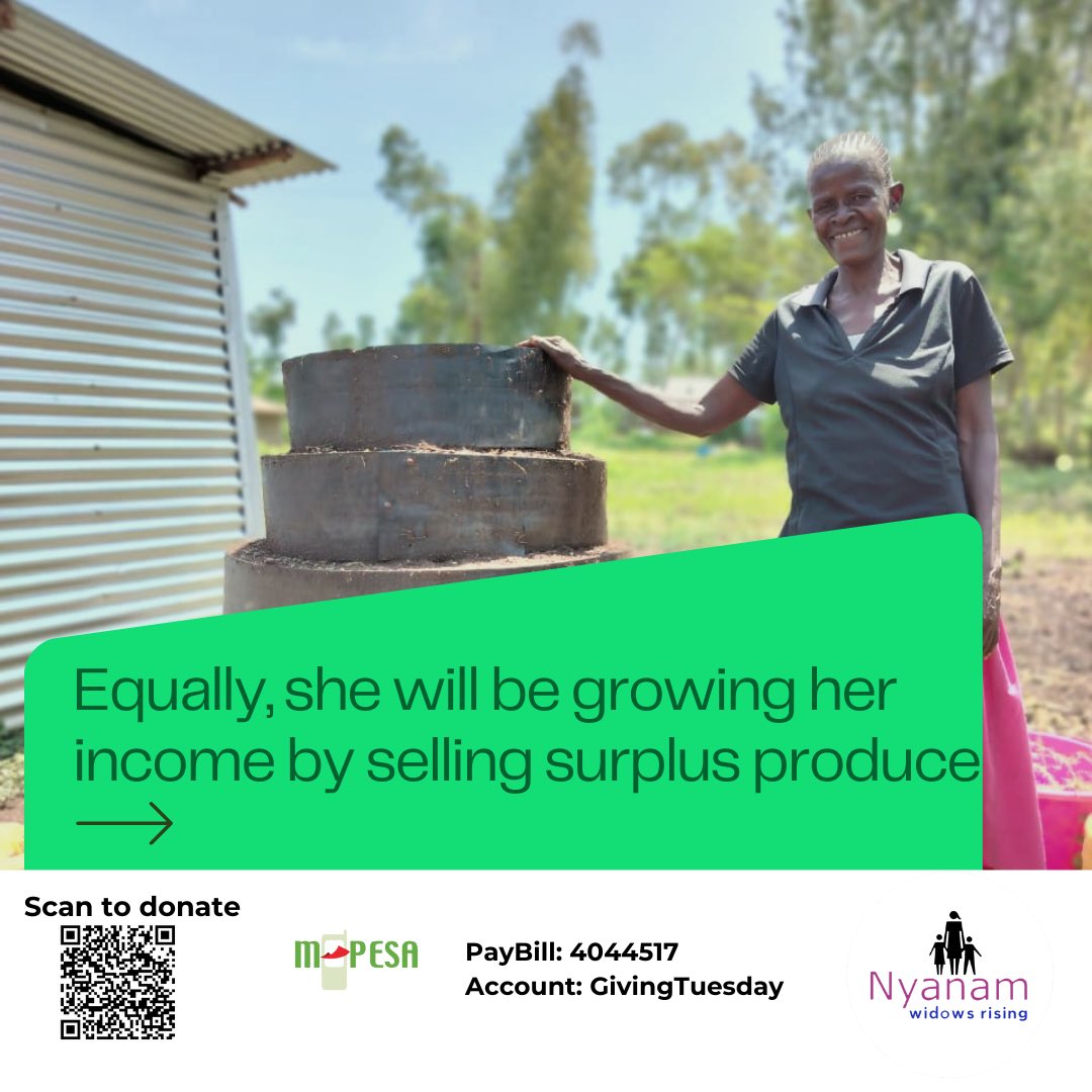 Nyanam_intl's tweet photo. Today is #GivingTuesday and we invite you to consider gifting Nyanam ❤️

Your donation will ensure 753 widows households are food secure.

#GivingTuesday2024 https://t.co/fOOr3kAn69