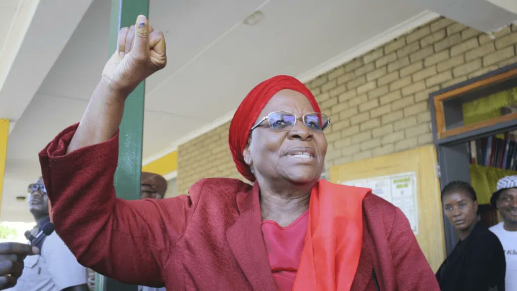 BrunoRguezP's tweet photo. Cálidas felicitaciones a la Presidenta electa de la hermana República de #Namibia, Netumbo Nandi-Ndatiwah (@VPSWAPO), por su histórica victoria. https://t.co/OZFRSZFURe