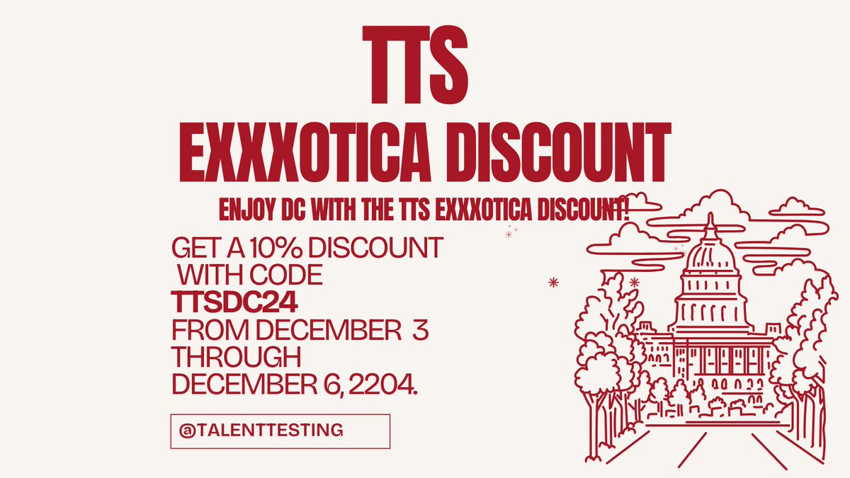 We are sorry, the previous tweet had wrong code. Enjoy Washinton DC with the TTS Exxxotica discount!
<a href="/jennyfers77/">Mooners</a> <a href="/VampireFaery/">Maria</a> #exxxotica #WashingtonDC @exxxotica