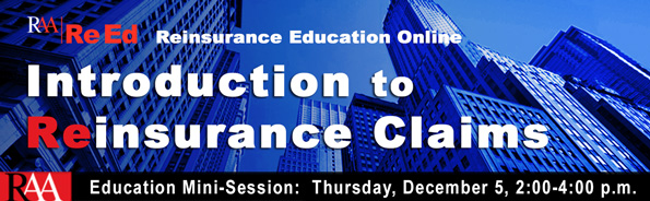 Reinsurance Association of America (@theraa) on Twitter photo On Thursday, Dec 5, Kenneth Graham, Head of Worldwide Reinsurance Claims <a href="/PartnerReNews/">PartnerRe</a> will present A Reinsurance Claims Primerāthe final 2024 RAA Re Ed virtual education event. Registration is free! Donāt miss your chance to attend, register today at my.reinsurance.org/RAA/iCore/Even⦠On Thursday, Dec 5, Kenneth Graham, Head of Worldwide Reinsurance Claims <a href="/PartnerReNews/">PartnerRe</a> will present A Reinsurance Claims Primerāthe final 2024 RAA Re Ed virtual education event. Registration is free! Donāt miss your chance to attend, register today at my.reinsurance.org/RAA/iCore/Evenā¦