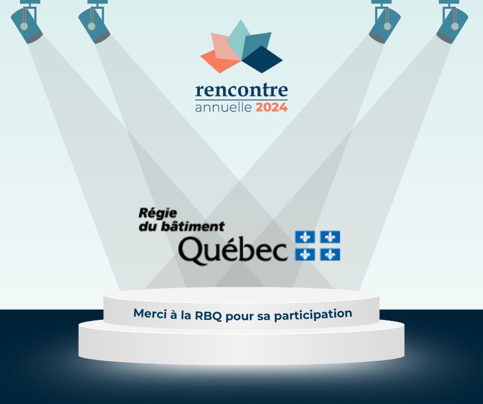 OTPQ's tweet photo. Un merci spécial à la @LaRBQ, partenaire de la Rencontre annuelle de l’OTPQ 2024!

La RBQ est un organisme important dans l’écosystème où gravitent un grand nombre de T.P.

Merci pour votre engagement et votre participation à notre événement 2024! 🤝 https://t.co/eZkOgcsVb5