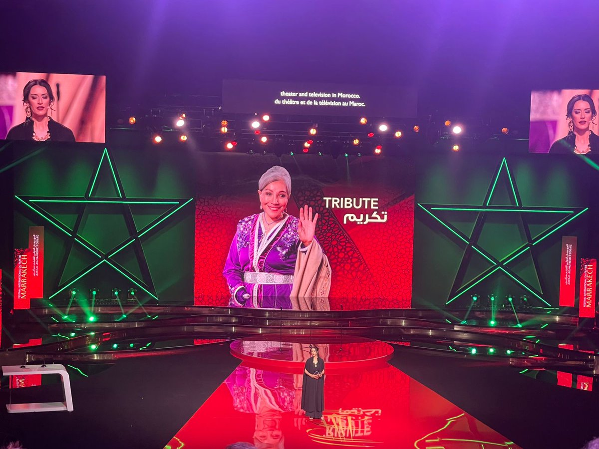 2MInteractive's tweet image. بعد الممثل والمخرج الأمريكي المتوج بجائزة الأوسكار شون بين، والمخرج الكندي ديفيد كروننبرغ، احتضن قصر المؤتمرات، في اطار فعاليات المهرجان الدولي للفيلم بمراكش، حفل تكريم الممثلة المغربية الراحلة نعيمة المشرقي.
#FIFM
@Marrakech_Fest