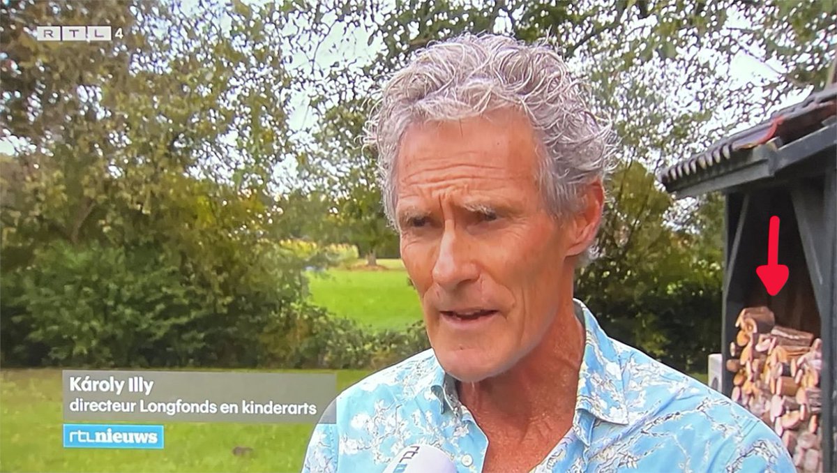 Directeur Illy van het <a href="/Longfonds/">Longfonds</a> (goed voor een salaris van dik €200.000,- per jaar dus blijf vooral doneren alstublieft) wil zo snel mogelijk een verbod op particuliere houtstook.

Hier poseert hij naast zijn vrijstaande villa in Ophemert.

#houtstook #houtkachels #houtstook