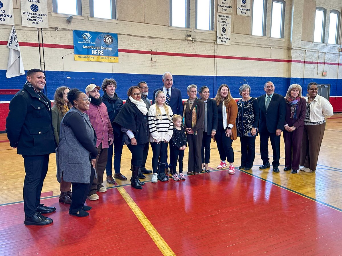 SenBobCasey's tweet image. The Olivet Boys &amp;amp; Girls Club provides more than afterschool activities—it’s a lifeline for Reading families. Yesterday I visited one of the facilities to learn how federal funding will be used toward much needed renovations to continue serving the community and families.