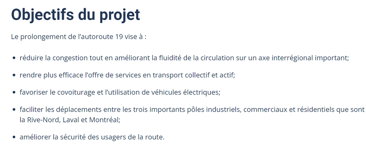 Pendant que le MTMD ( <a href="/Transports_Qc/">Transports Québec</a> ) demande encore des efforts aux compagnies de transport en commun, le MTMD continue de faire des projets nuisibles d'autoroutes avec des objectifs pour le moins farfelus à coups de plusieurs milliards.

lapresse.ca/actualites/gra…