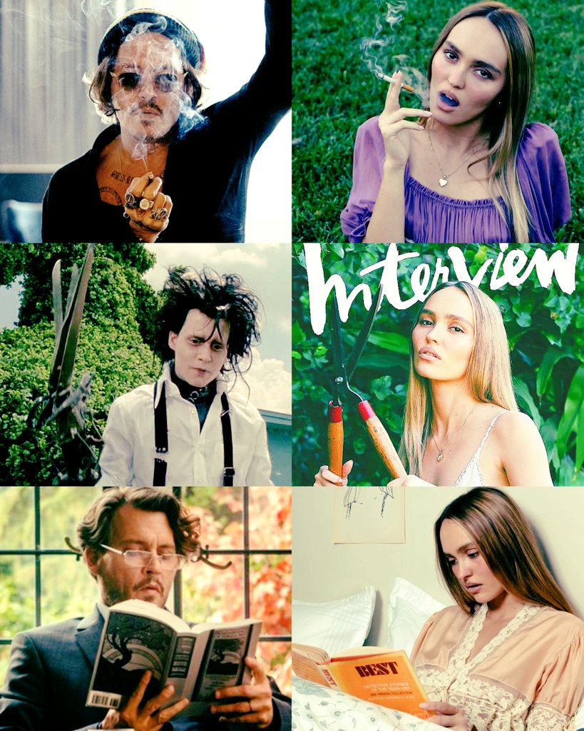 ✨️ Johnny Depp &amp; Lily-Rose Depp