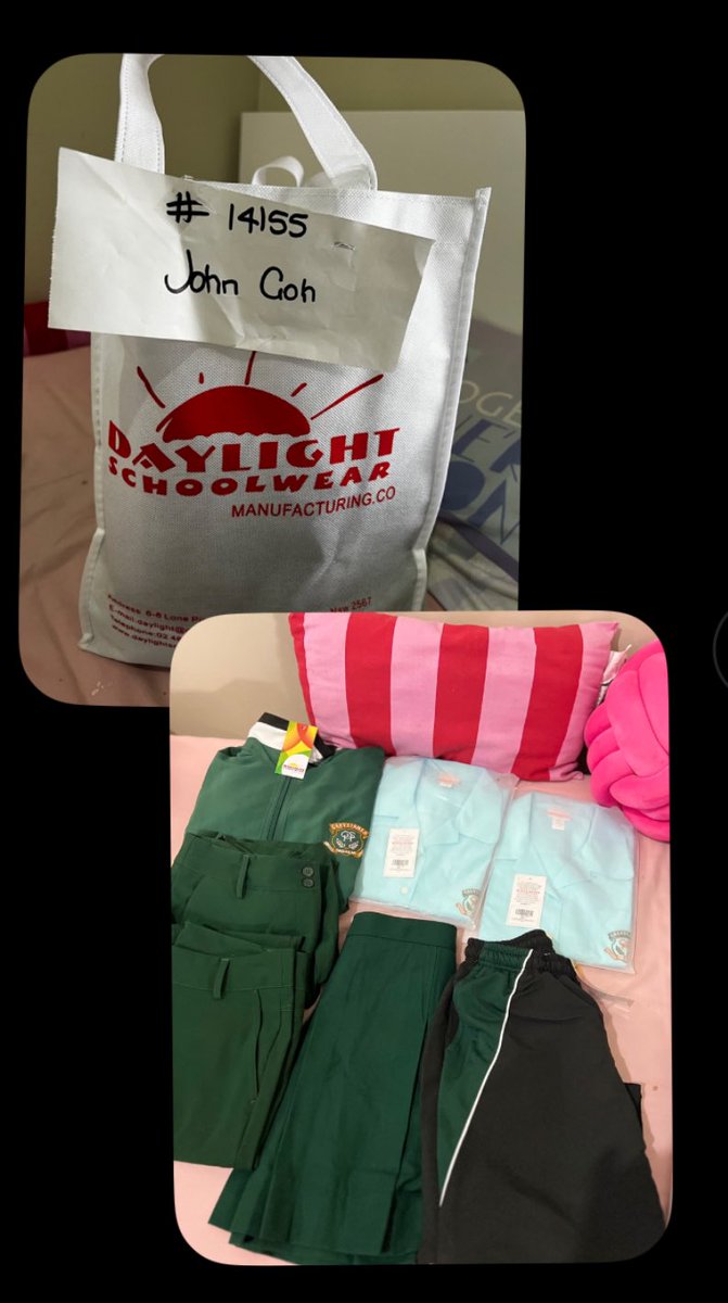 Making sure our all our Year 6 students entering a public high school have a school uniform.