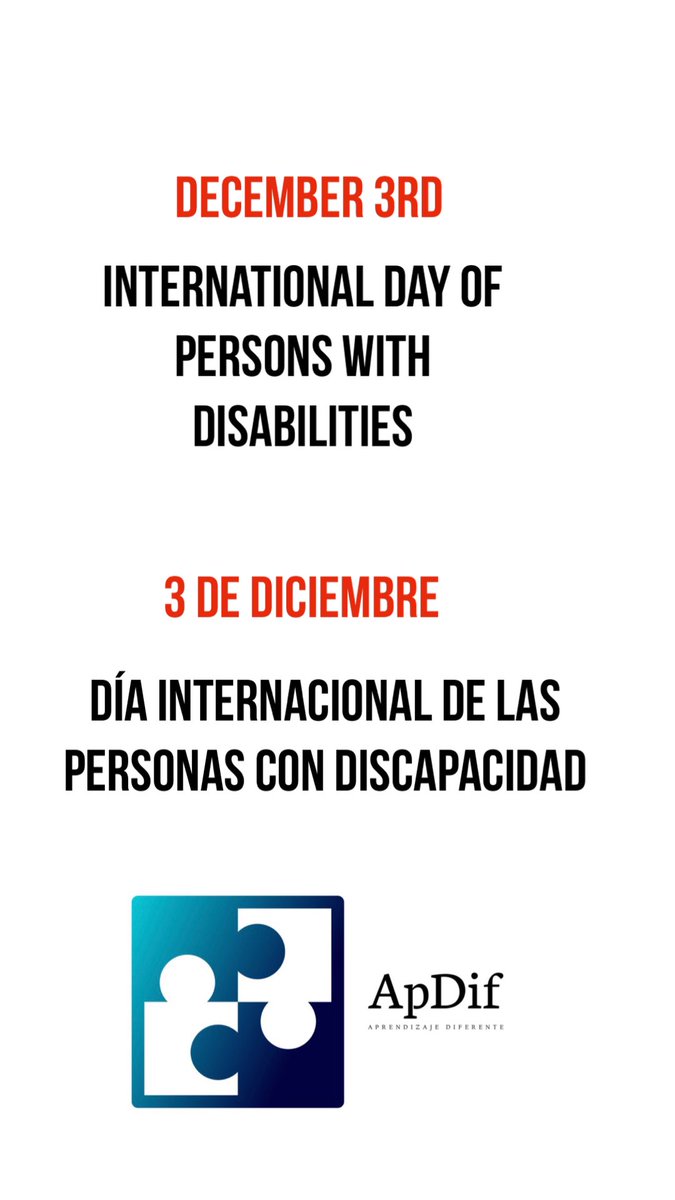 No olvidemos la
#DISCAPACIDADQUENOSEVE