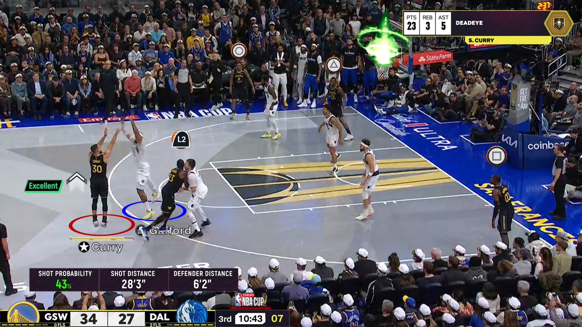 TNT Sports is partnering with NBA2K25 to “blur the lines between the video game and the real NBA experience” 👀

This will include the shot meter, 2K badges and player tracking for NBA Cup games 🔥